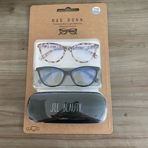 Rae Dunn Blue Blocker glasses Pack